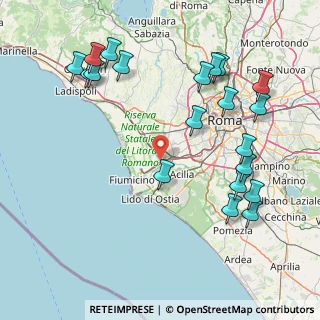 Mappa LOCALITA' LE VIGNOLE, 00054 Fiumicino RM, Italia (20.492)