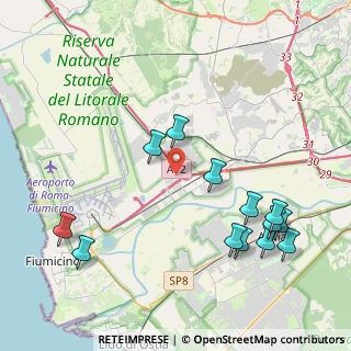 Mappa LOCALITA' LE VIGNOLE, 00054 Fiumicino RM, Italia (5.02846)