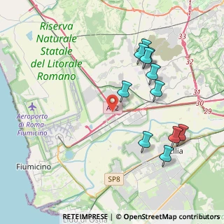 Mappa LOCALITA' LE VIGNOLE, 00054 Fiumicino RM, Italia (4.36091)