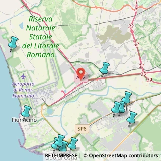 Mappa LOCALITA' LE VIGNOLE, 00054 Fiumicino RM, Italia (7.13)