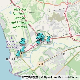 Mappa LOCALITA' LE VIGNOLE, 00054 Fiumicino RM, Italia (2.48455)