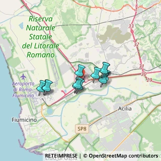 Mappa LOCALITA' LE VIGNOLE, 00054 Fiumicino RM, Italia (2.53)