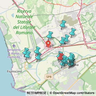 Mappa LOCALITA' LE VIGNOLE, 00054 Fiumicino RM, Italia (4.204)