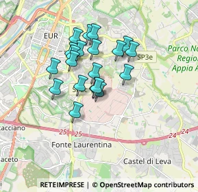 Mappa Via dei Carristi, 00143 Roma RM, Italia (1.4585)
