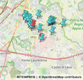 Mappa Via dei Carristi, 00143 Roma RM, Italia (1.7755)