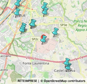 Mappa Via dei Carristi, 00143 Roma RM, Italia (2.39385)