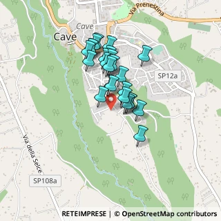 Mappa Via Morino, 00033 Cave RM, Italia (0.35885)
