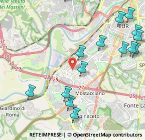 Mappa Via Monte dei Nove Draghi, 00144 Roma RM, Italia (2.91563)