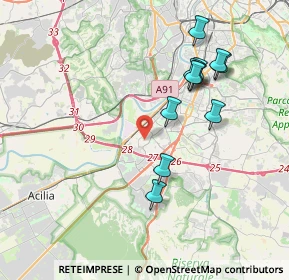 Mappa Via Monte dei Nove Draghi, 00144 Roma RM, Italia (3.94364)