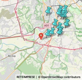 Mappa Via Monte dei Nove Draghi, 00144 Roma RM, Italia (4.55071)