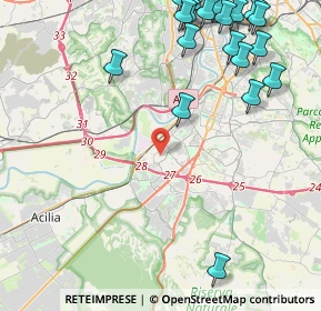 Mappa Via Monte dei Nove Draghi, 00144 Roma RM, Italia (6.2905)