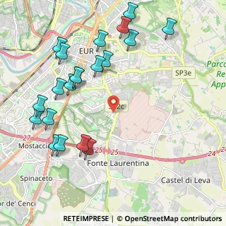 Mappa Via Francesco Sapori, 00143 Roma RM, Italia (2.608)