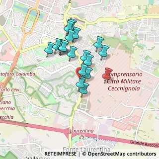 Mappa Via Francesco Sapori, 00143 Roma RM, Italia (0.782)