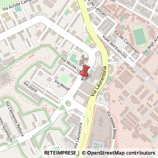 Mappa Via Francesco Sapori, 41, 00143 Roma, Roma (Lazio)