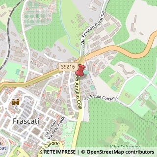 Mappa Via Angelo Celli, 10, 00044 Frascati, Roma (Lazio)
