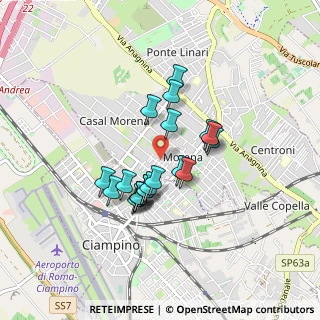 Mappa Via Samo, 00118 Roma RM, Italia (0.7115)