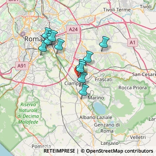 Mappa Via Samo, 00118 Roma RM, Italia (6.56333)