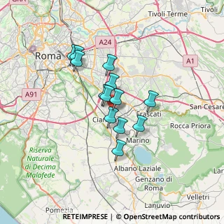 Mappa Via Samo, 00118 Roma RM, Italia (5.23538)