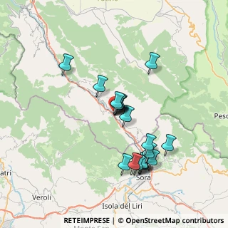 Mappa Via Oriani, 67052 Balsorano AQ, Italia (6.3975)