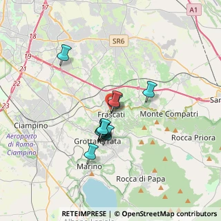 Mappa Via Sciadonna angolo, 00044 Frascati RM, Italia (2.77818)