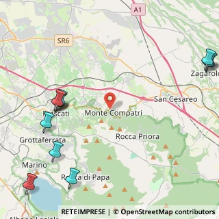 Mappa Via Colonna, 00040 Monte Compatri RM, Italia (6.67455)