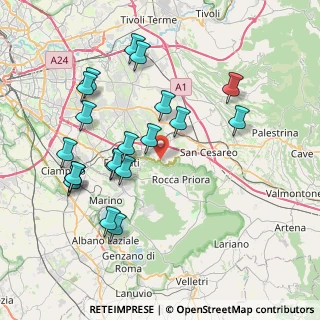 Mappa Via Colonna, 00040 Monte Compatri RM, Italia (8.4705)