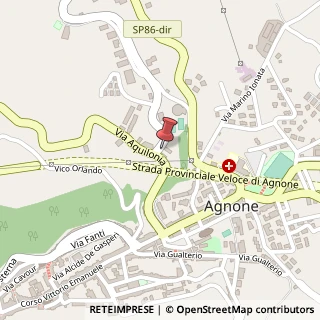 Mappa Via Aquilonia, 71, 86081 Agnone, Isernia (Molise)