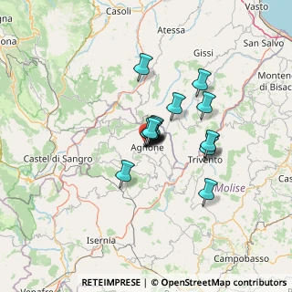 Mappa Via Aquilonia, 86081 Agnone IS, Italia (8.72438)