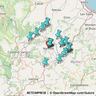 Mappa Via Aquilonia, 86081 Agnone IS, Italia (10.8915)