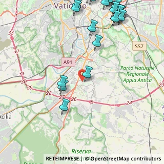Mappa Via Bontempelli Massimo, 00144 Roma RM, Italia (6.534)