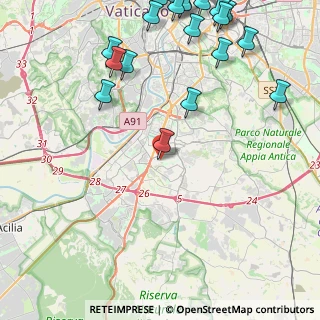 Mappa Via Bontempelli Massimo, 00144 Roma RM, Italia (6.5845)