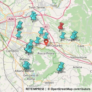 Mappa Via del Progresso, 00030 San Cesareo RM, Italia (9.3025)