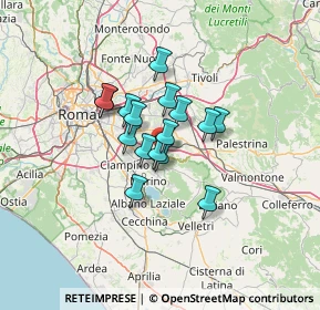 Mappa Via dei Laterensi, 00044 Frascati RM, Italia (8.94188)