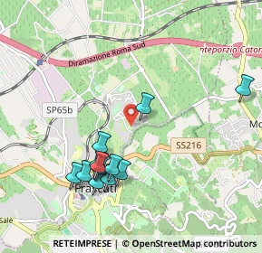 Mappa Via dei Laterensi, 00044 Frascati RM, Italia (1.06)