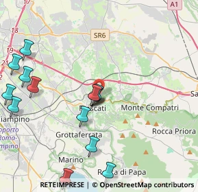 Mappa Via dei Laterensi, 00044 Frascati RM, Italia (5.01)
