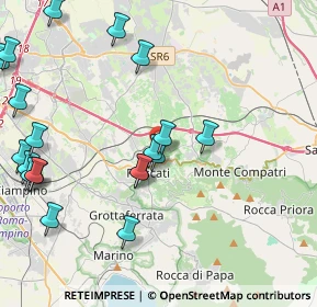 Mappa Via dei Laterensi, 00044 Frascati RM, Italia (5.444)