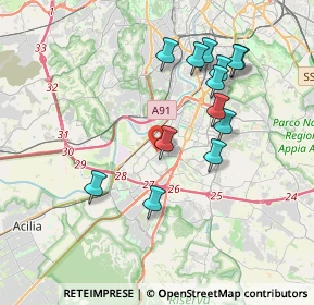 Mappa Via del Pianeta Venere, 00144 Roma RM, Italia (3.89538)
