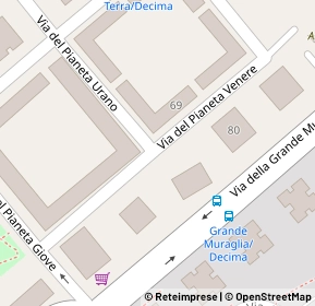 Mappa Via del Pianeta Venere, 00144 Roma RM, Italia (0.06)