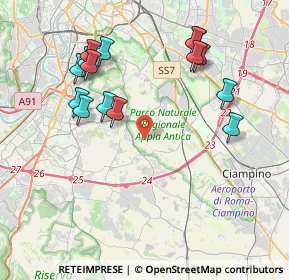 Mappa Via Mario Taparelli, 00178 Roma RM, Italia (4.46667)