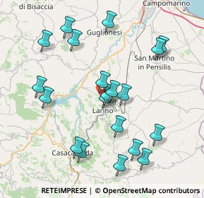 Mappa Contrada Acquara, 86035 Larino CB, Italia (8.541)
