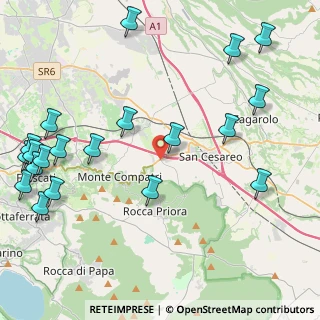 Mappa Via della Faeta, 00030 Rocca Priora RM, Italia (6.05)