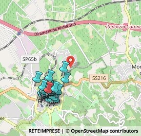 Mappa Via Frascati Colonna, 00044 Roma RM, Italia (1.0965)
