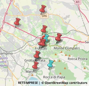 Mappa Via Frascati Colonna, 00044 Roma RM, Italia (3.01615)