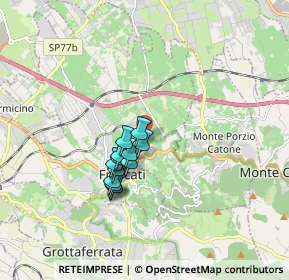 Mappa Via Frascati Colonna, 00044 Roma RM, Italia (1.33923)