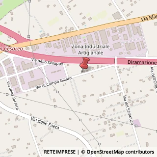 Mappa Via di Campo Gillaro, 3, 00030 San Cesareo, Roma (Lazio)