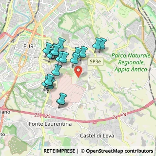 Mappa Vicolo della Cecchignoletta, 00143 Roma RM, Italia (1.6895)