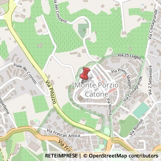 Mappa Via villa borghese 35, 00044 Monte Porzio Catone, Roma (Lazio)