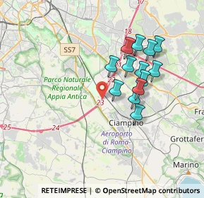Mappa Galleria Circonvallazione Meridionale, 00178 Roma RM, Italia (3.23615)