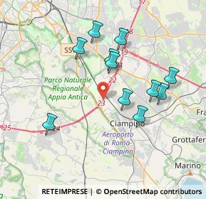 Mappa Galleria Circonvallazione Meridionale, 00178 Roma RM, Italia (3.71455)