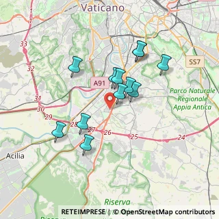 Mappa Centro commerciale, 00144 Roma RM, Italia (3.20417)